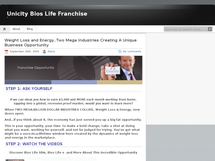 www.unicitybioslifefranchise.com