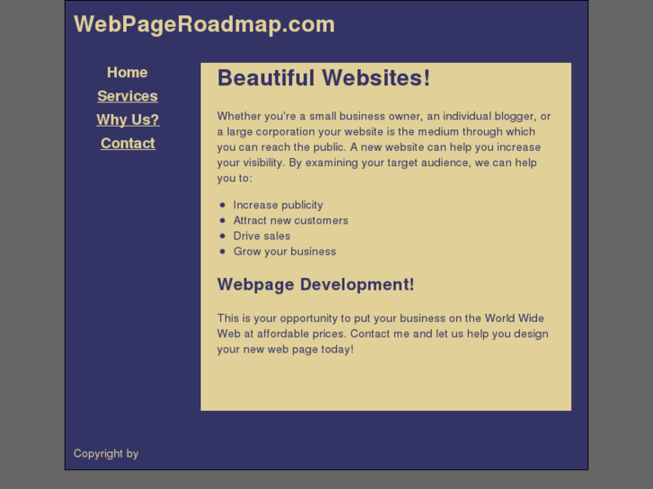 www.webpageroadmap.com