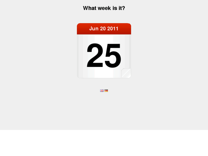 www.whatweekisit.net