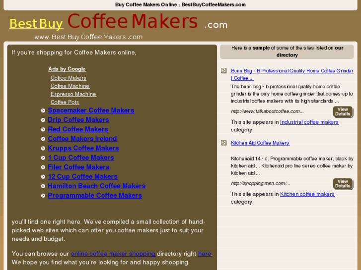 www.bestbuycoffeemakers.com