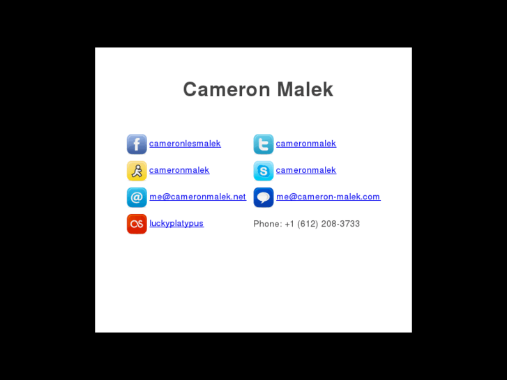 www.cameron-malek.com