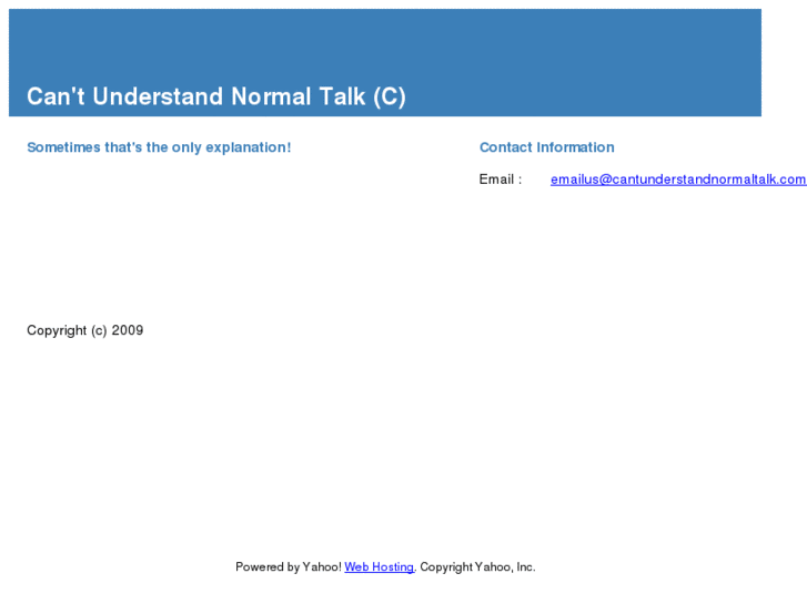 www.cantunderstandnormaltalk.com