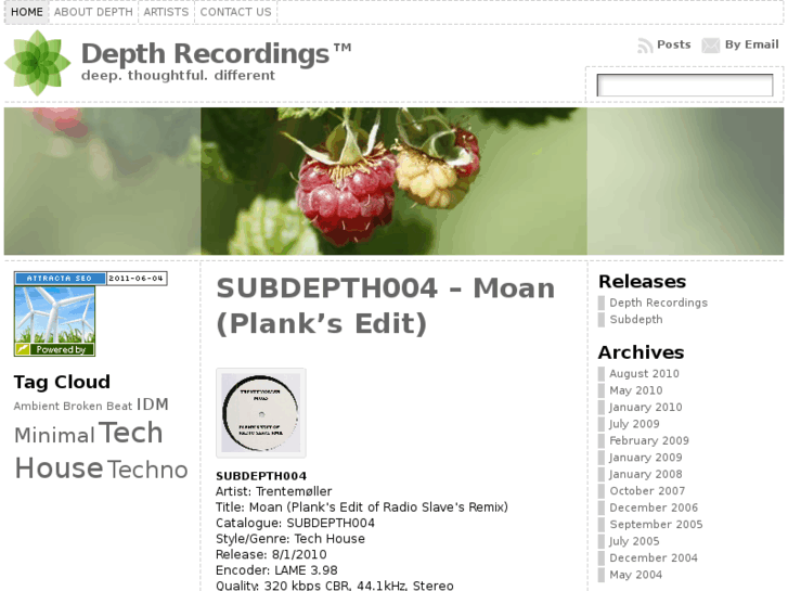 www.depthrecordings.org