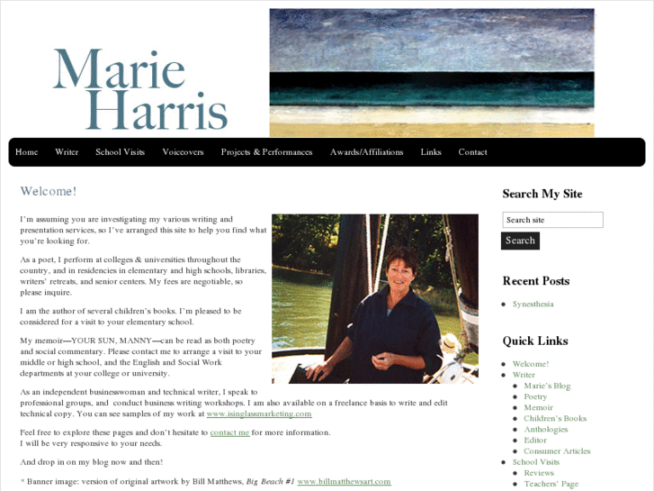 www.marieharris.com