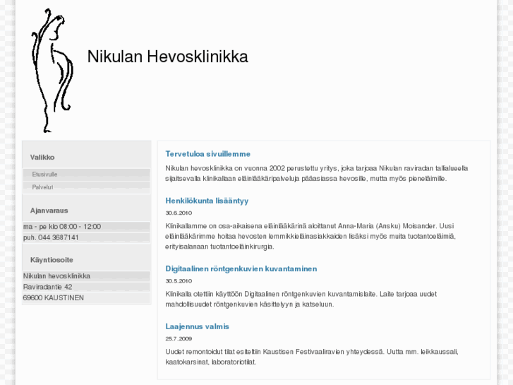 www.nikulanhevosklinikka.fi