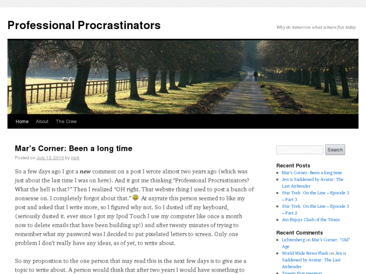 www.professionalprocrastinators.com