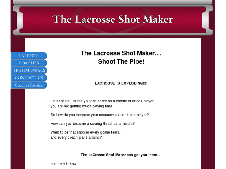 www.thelaxshotmaker.com