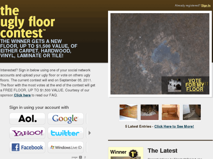 www.theuglyfloorcontest.com