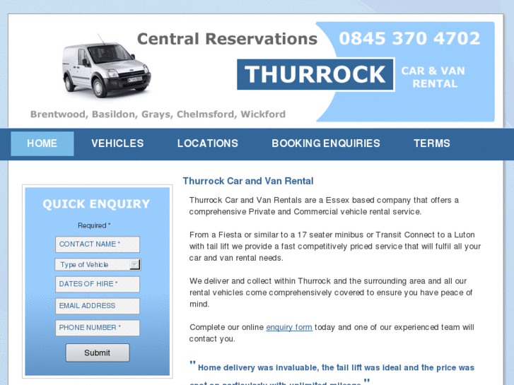 www.thurrockcarandvanrental.co.uk