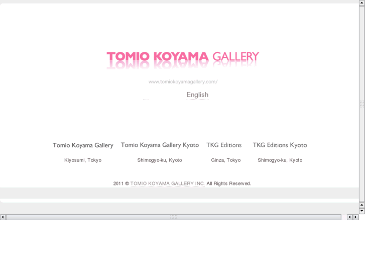 www.tomiokoyamagallery.com