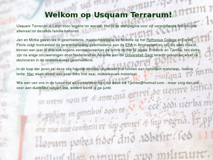 www.usquamterrarum.com