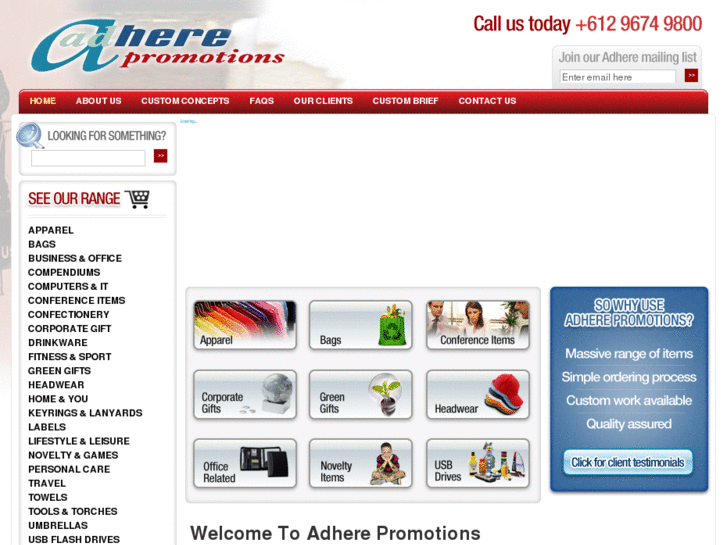 www.adherepromotions.com