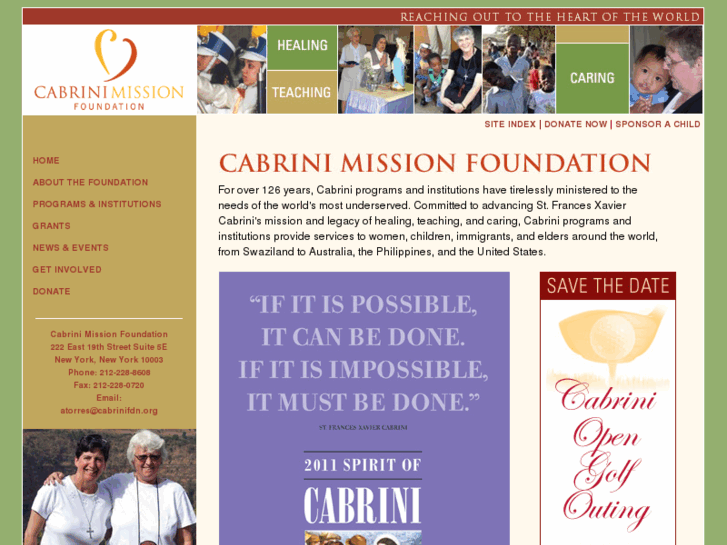 www.cabrinifoundation.com