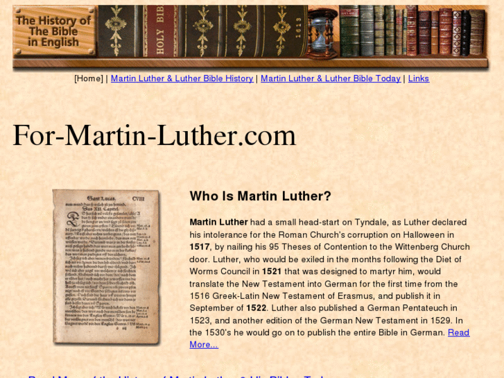 www.for-martin-luther.com