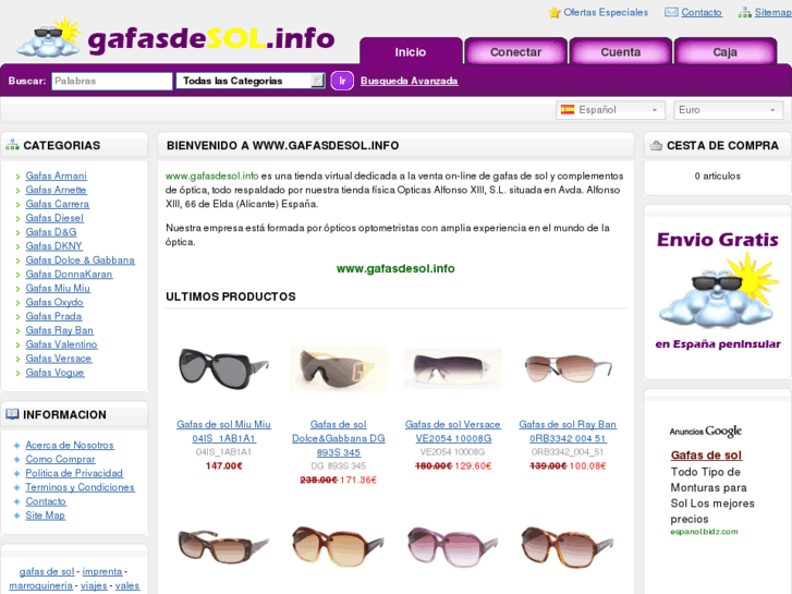 www.gafasdesol.info