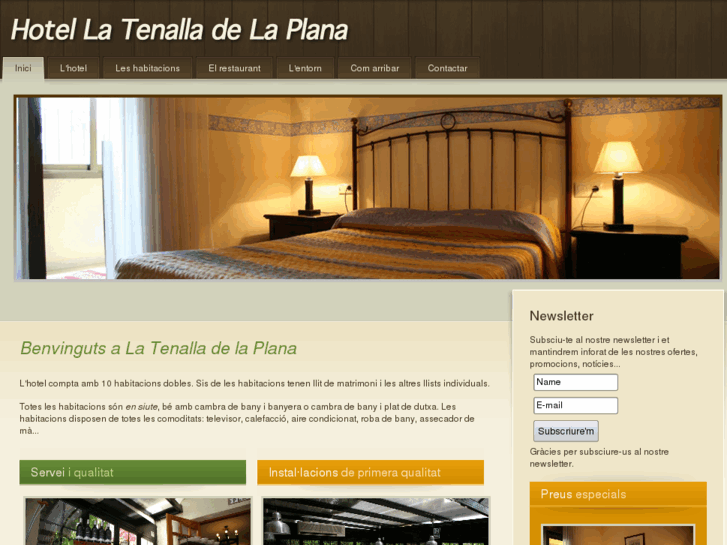 www.hotellatenalla.com