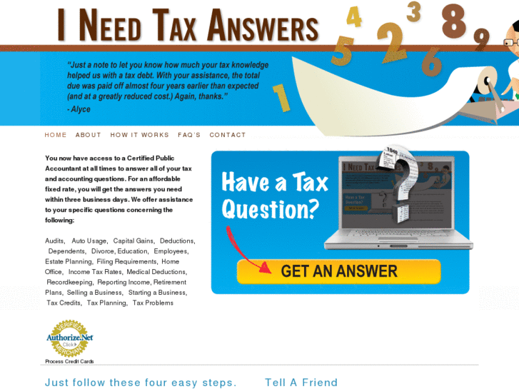 www.ineedtaxanswers.com