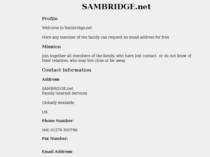 www.sambridge.net
