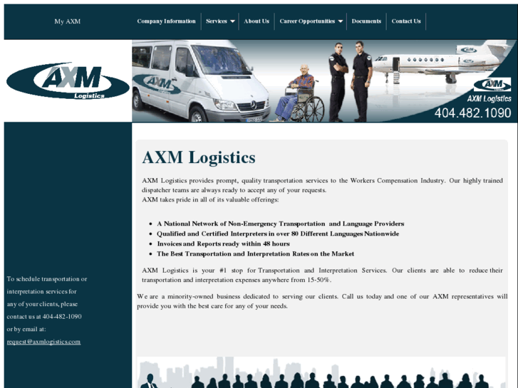 www.axmlogistics.com