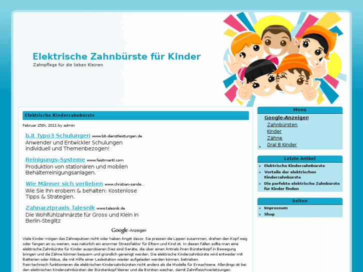 www.elektrische-zahnbuerste-kinder.de