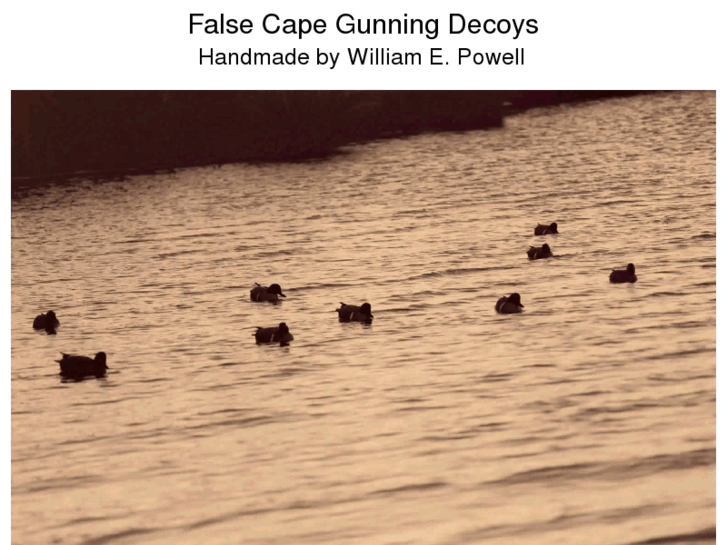 www.falsecapegunningdecoys.com