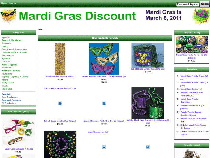 www.mardigrasdiscounts.com