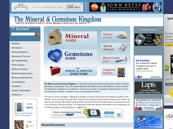 www.minerals.net