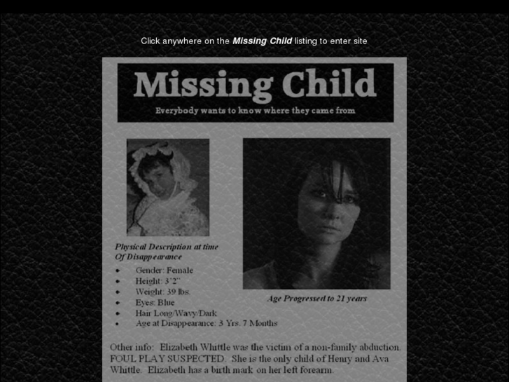 www.missingchild-movie.com