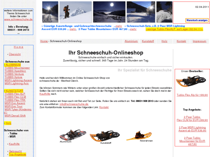 www.schneeschuhe-shop.de