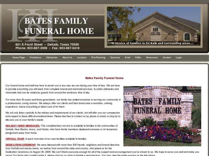 www.batesfamilyfuneral.com