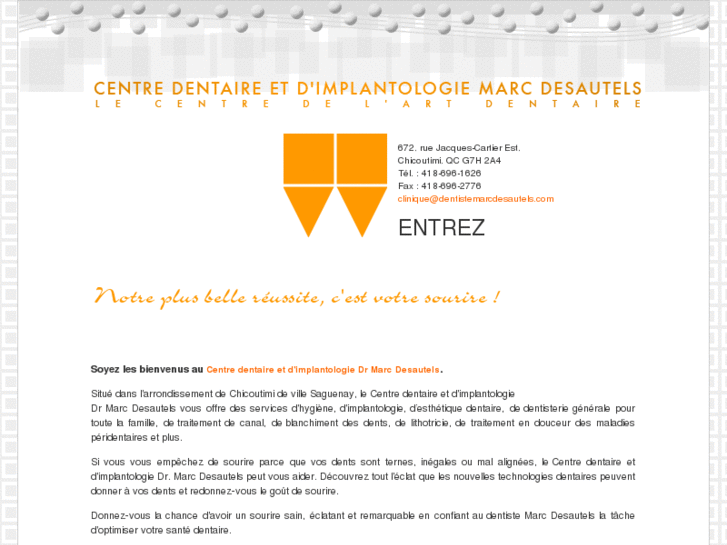 www.dentistemarcdesautels.com