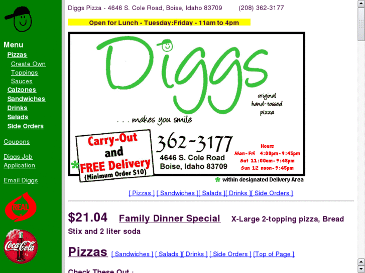 www.diggspizza.com