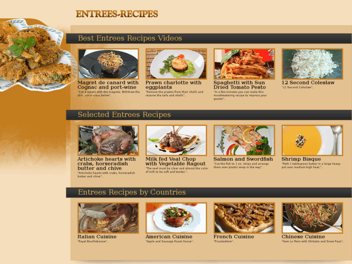 www.entrees-recipes.com