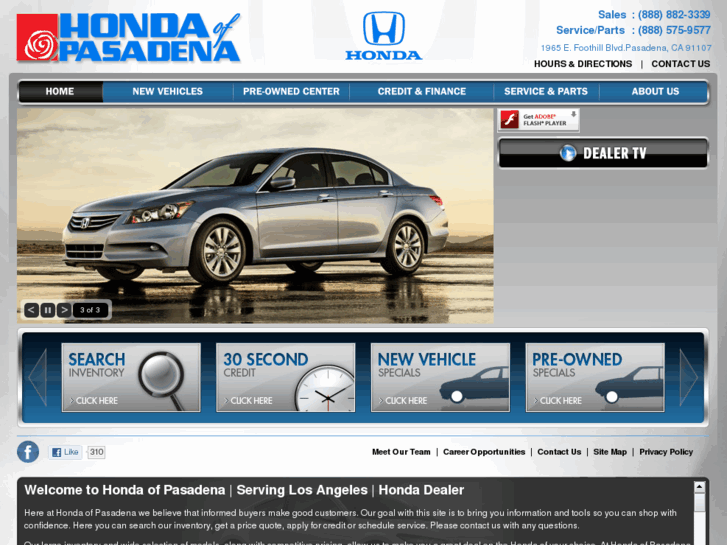 www.hondaofpasadena.com