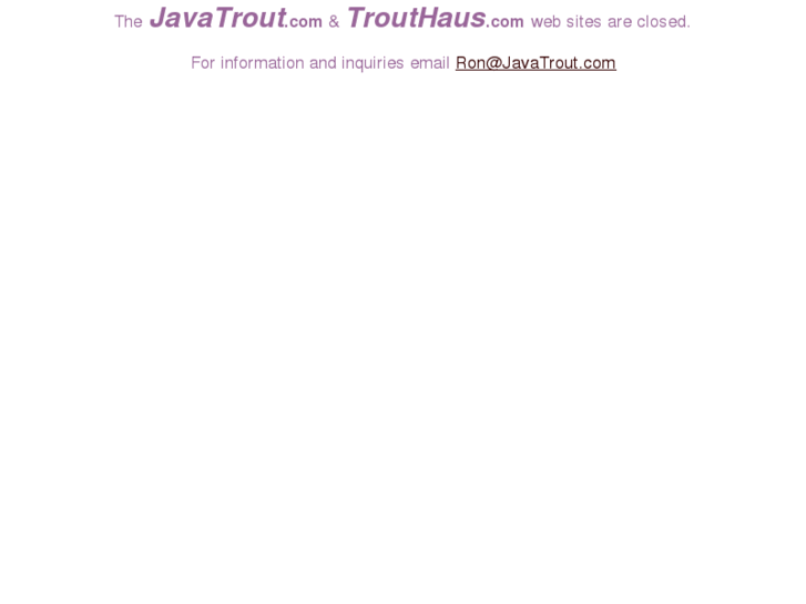 www.javatrout.com