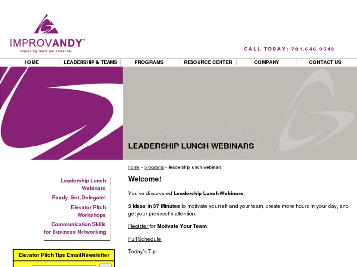 www.leadershiplunchwebinars.com