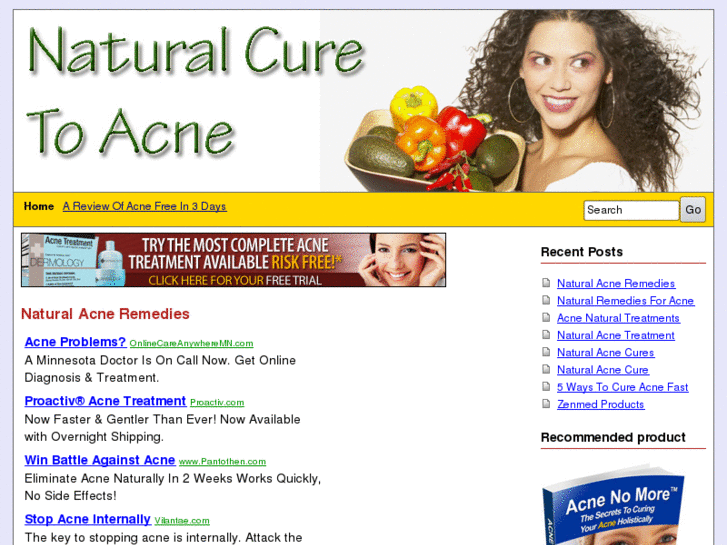 www.naturalcuretoacne.com