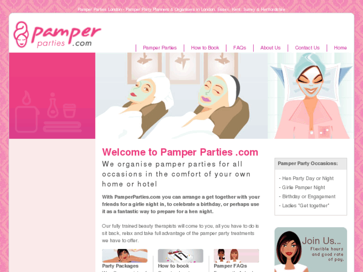 www.pamperparties.com