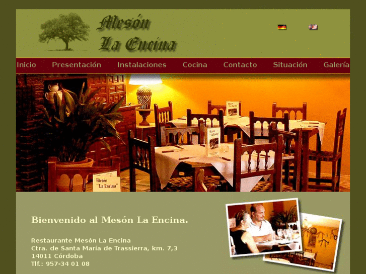 www.restaurantelaencina.com