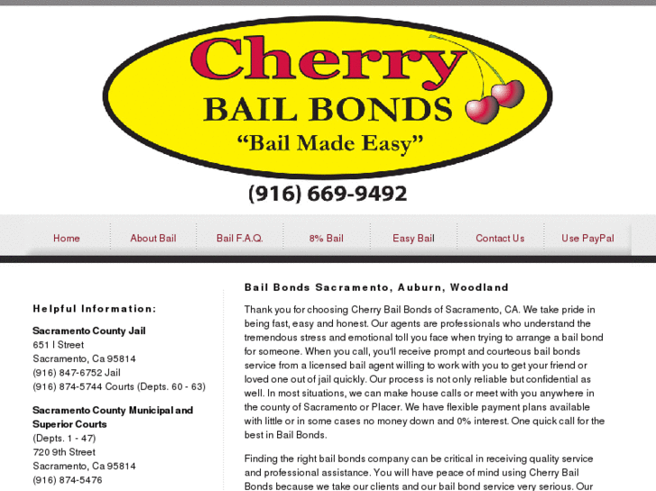 www.sacramentobailbonds.info