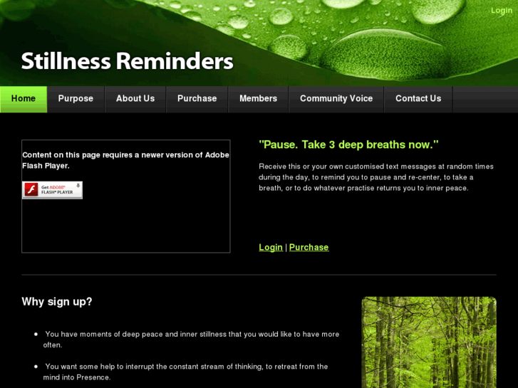 www.stillnessreminders.com