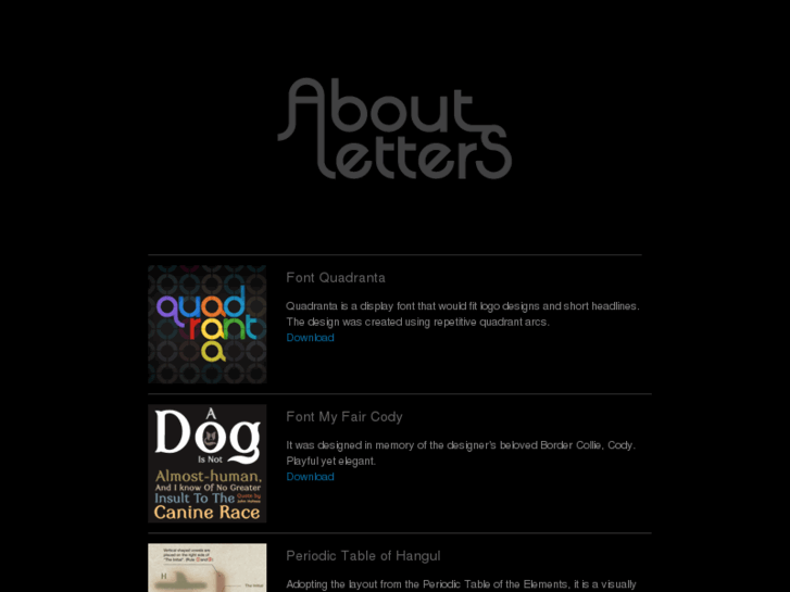 www.aboutletters.com