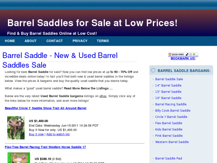 www.barrelsaddlesales.com