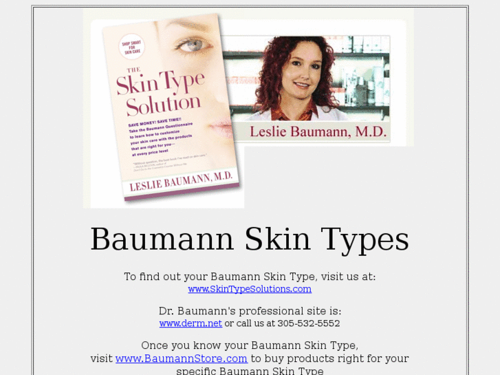 www.baumannskintypes.com