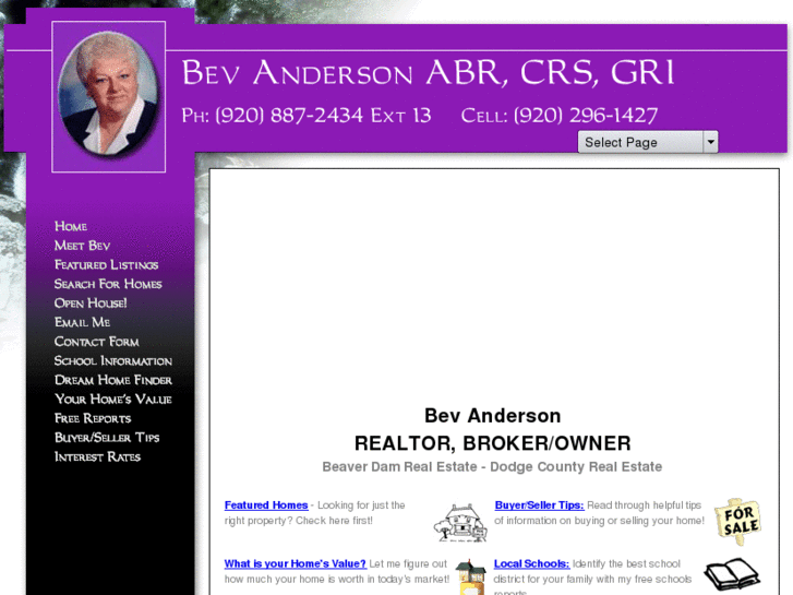 www.bevanderson4realestate.com