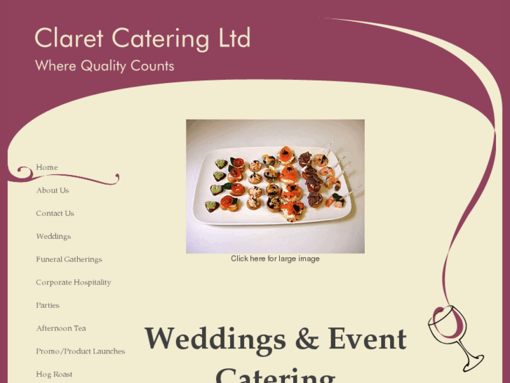 www.claretcatering.com