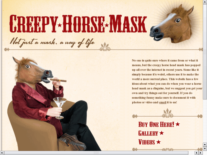 www.creepyhorsemask.com