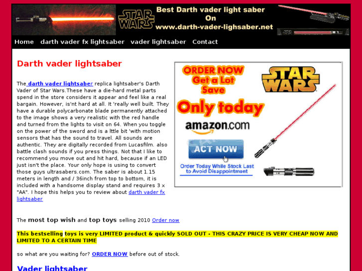www.darth-vader-lightsaber.net