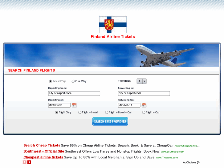 www.finlandairlinetickets.com