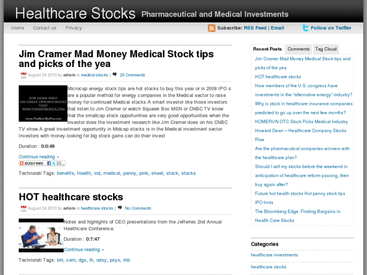 www.healthcarestocks.org